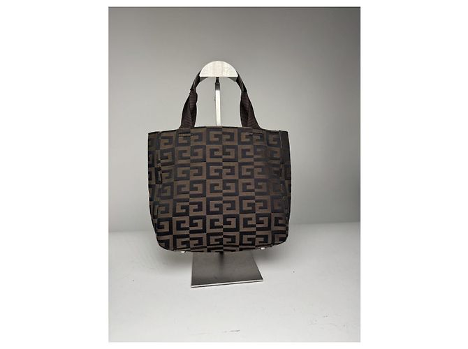 Bolso de mano de algodón marrón Givenchy 4G Castaño - vista 3