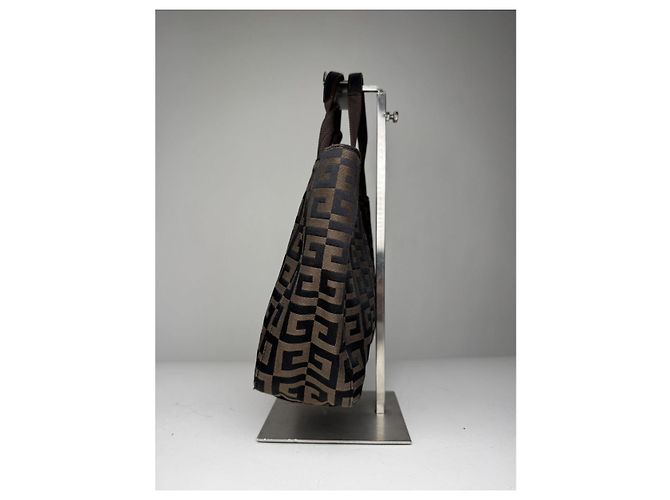 Bolso de mano de algodón marrón Givenchy 4G Castaño - vista 5