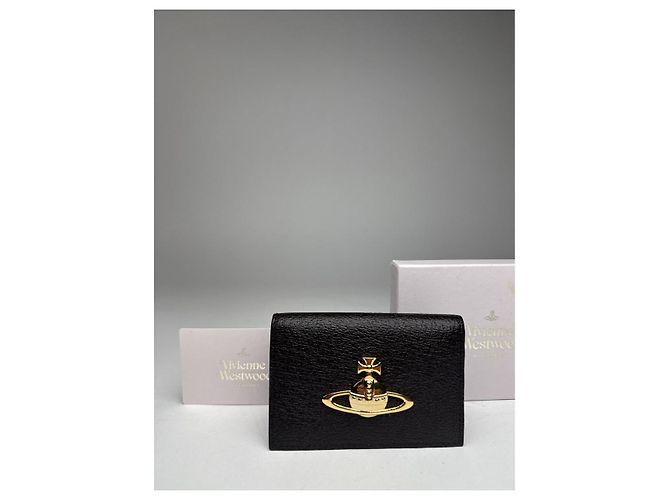 Borsa in pelle nera Vivienne Westwood Nero - vista 4