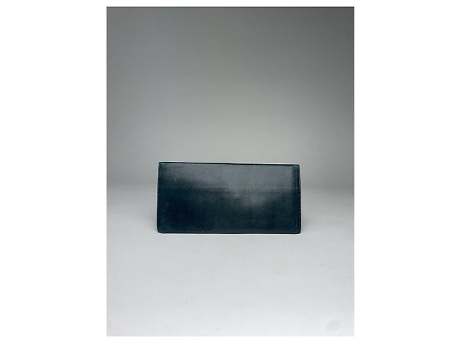 Borsa in pelle turchese Yves Saint Laurent - vista 2