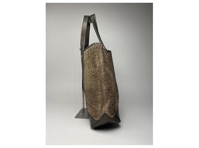 Céline Borsa a mano in pelle marrone Celine Big Bag - vista 4