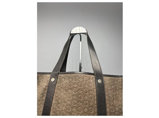 Céline Borsa a mano in pelle marrone Celine Big Bag - vista 5