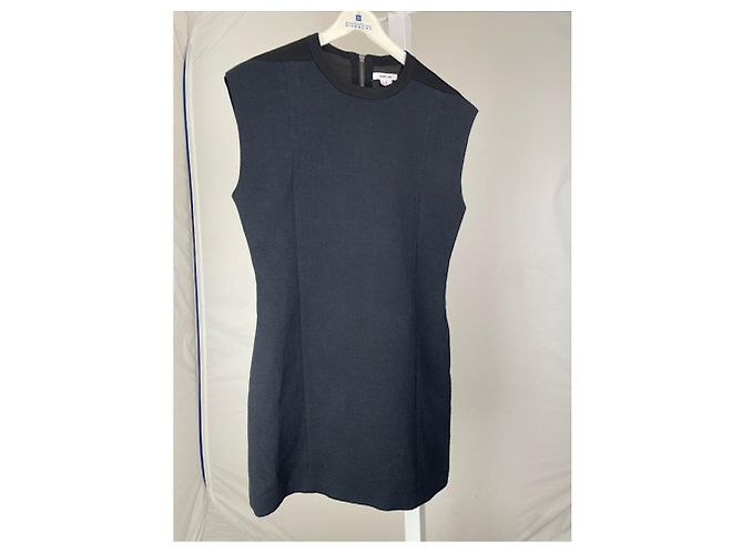 Abito in lana blu navy Helmut Lang - vista 2