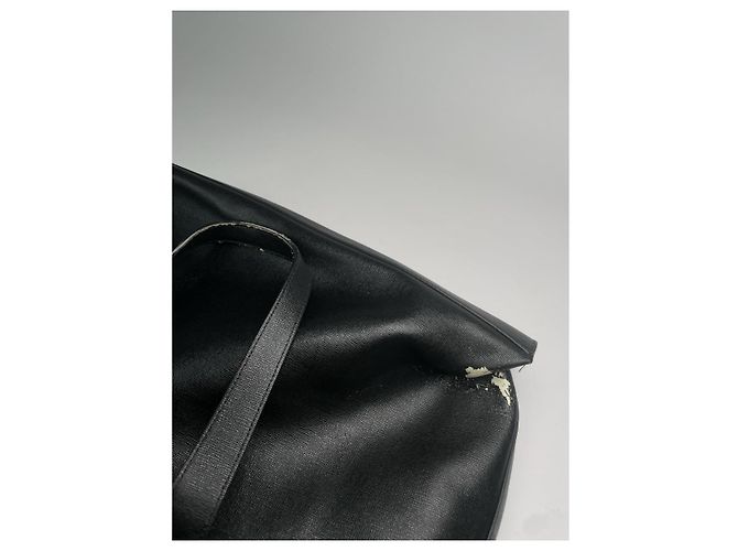 Borsa a mano in pelle nera Giorgio Armani Nero - vista 3