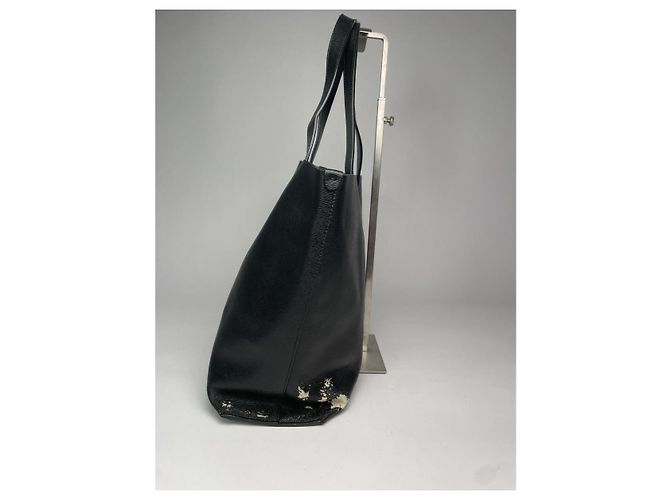 Borsa a mano in pelle nera Giorgio Armani Nero - vista 5