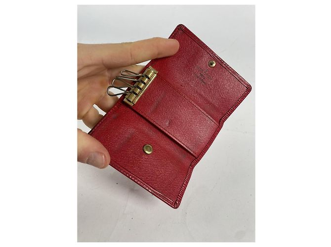 Borsa in pelle rossa Lockme di Louis Vuitton Rosso - vista 3