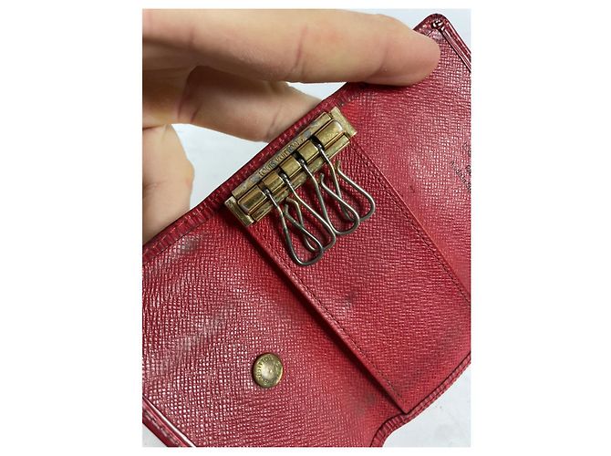 Borsa in pelle rossa Lockme di Louis Vuitton Rosso - vista 5