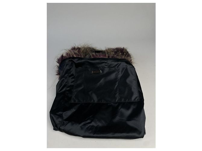Borsa in pelliccia marrone Hiroko Koshino - vista 2