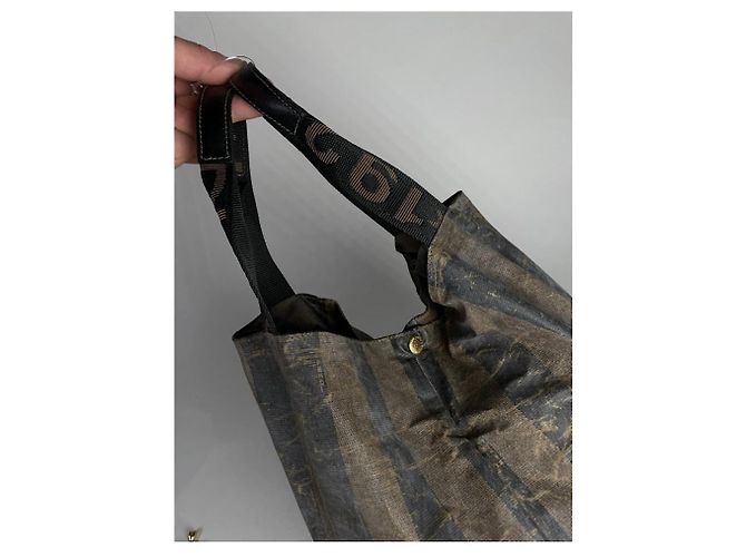 Borsa a mano in pelle nera Fendi Baguette Nero - vista 5
