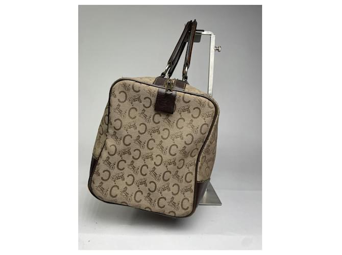 Céline Borsa a secchiello in pelle marrone Celine - vista 3