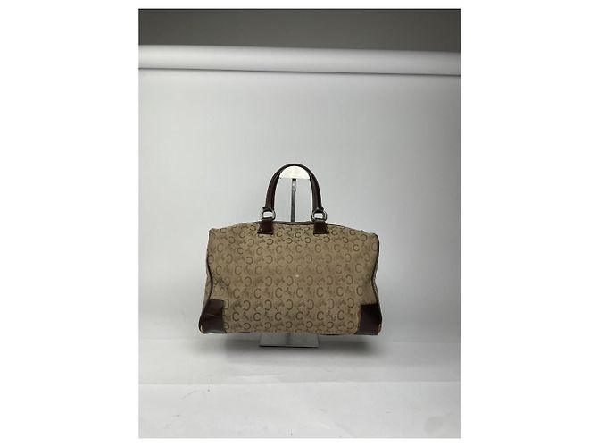 Céline Borsa a secchiello in pelle marrone Celine - vista 4