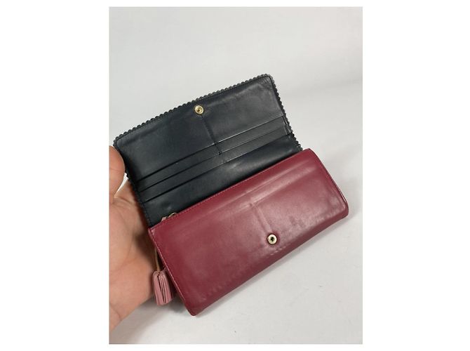Cartera de cuero rojo Loewe Puzzle Roja - vista 3