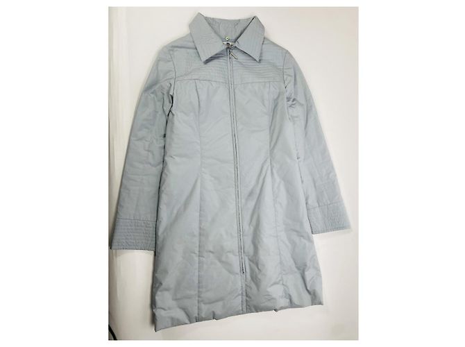 Givenchy Turquoise Polyester Coat - view 2