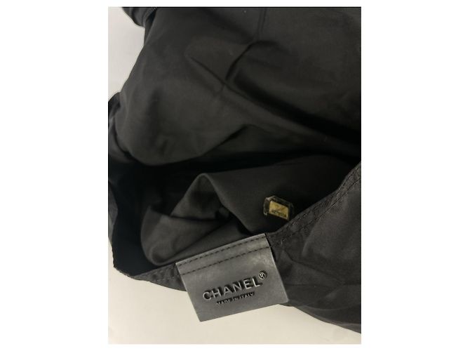 Sac à main en polyester blanc Chanel - vue 3
