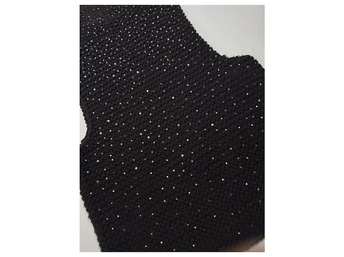 Malha de lã preta Fendi Preto - vista 4