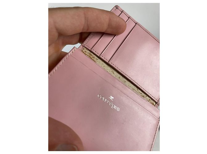 Courreges Borsa in pelle rosa Courrèges - vista 4