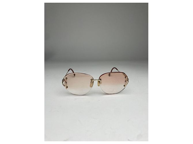 Gafas de sol de metal rosa Balenciaga - vista 2