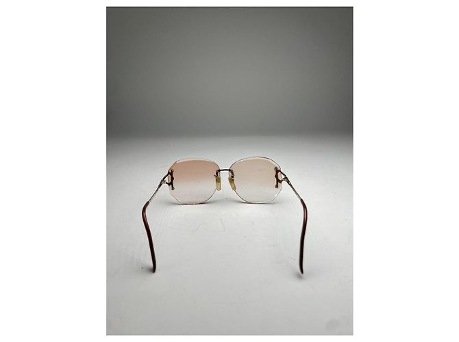 Gafas de sol de metal rosa Balenciaga - vista 4