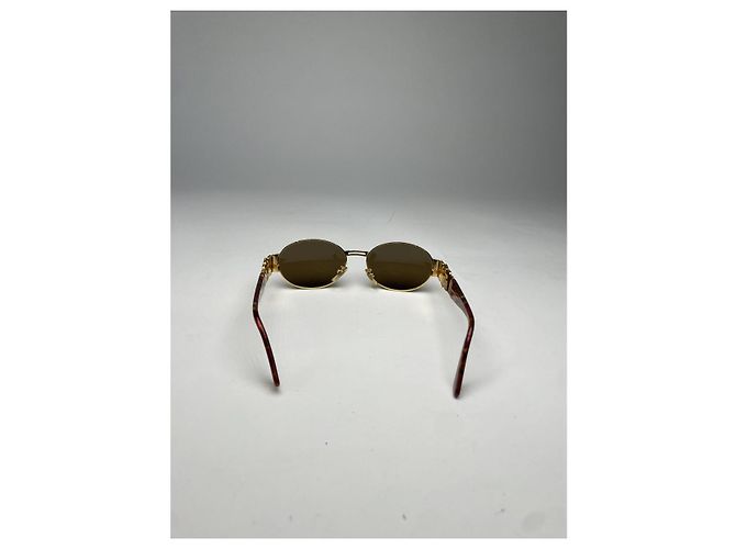 Fendi Gold-Metall Sonnenbrille Golden - Ansicht 3
