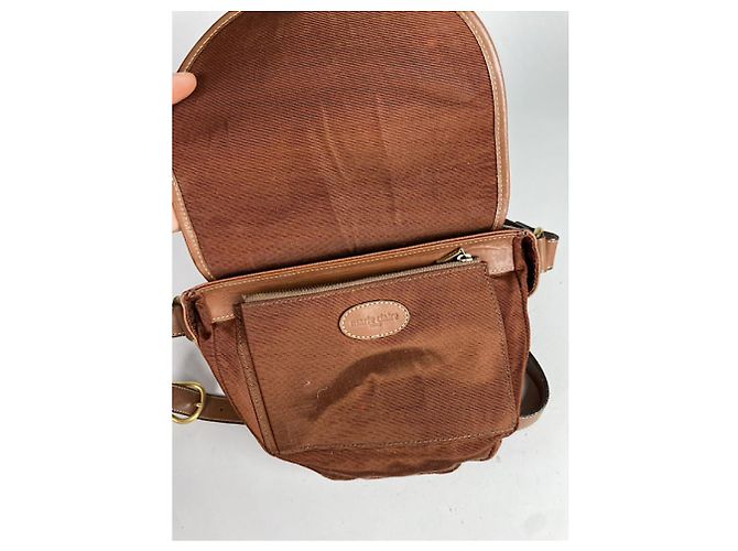 Autre Marque Borsa in pelle marrone non firmata - vista 2