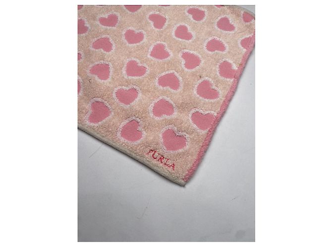 Sciarpa in cotone rosa Furla - vista 2
