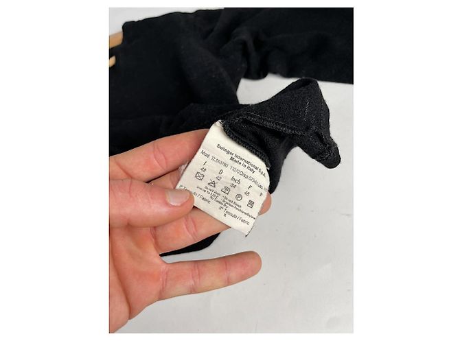 Prenda de punto de poliéster negro Fendi - vista 3