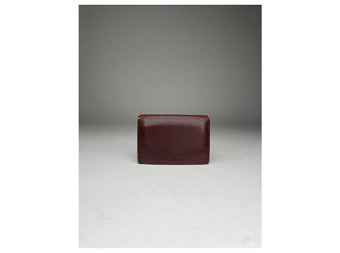 Borsa in pelle bordeaux Cartier Bordò - vista 2