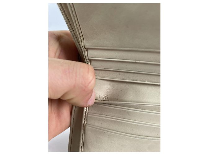 Cartera de cuero beige Miu Miu - vista 5