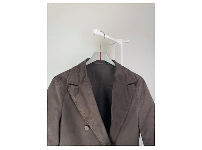 Abrigo de algodón marrón Jil Sander Castaño - vista 5