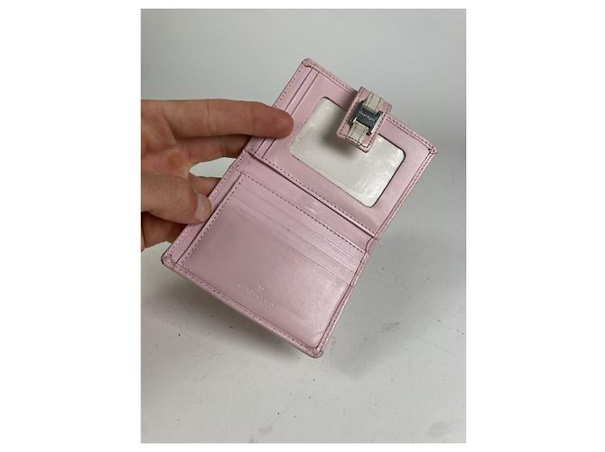 Courreges Cartera de cuero rosa Courrèges - vista 3