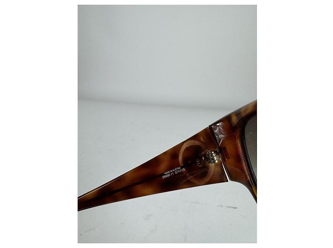 Occhiali da sole in plastica marroni Dior Marrone - vista 4