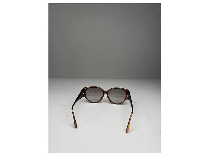 Occhiali da sole in plastica marroni Dior Marrone - vista 5