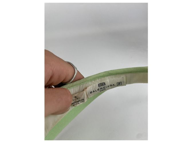 Cappello in cotone verde Balenciaga - vista 5