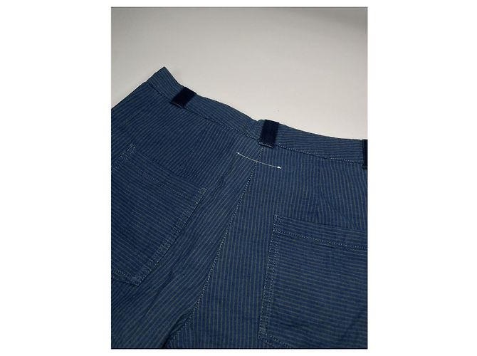 Short de algodón navy MM6 Azul marino - vista 3