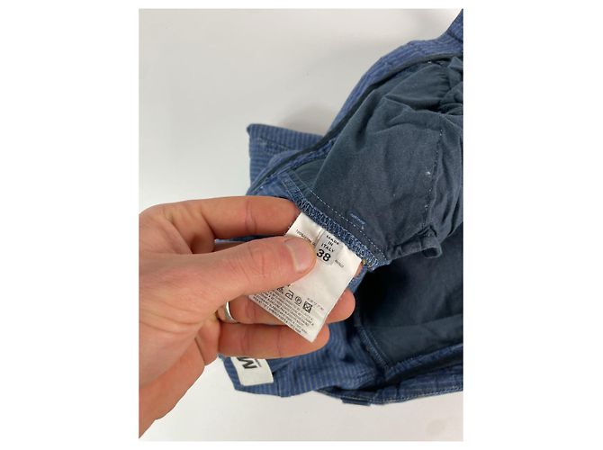 Short de algodón navy MM6 Azul marino - vista 5