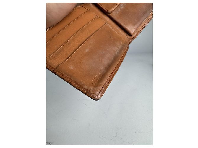 Cartera de cuero marrón Loewe Castaño - vista 5