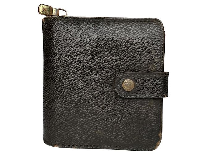 Billetera de cuero marrón Louis Vuitton Pont 9 Castaño - vista 2