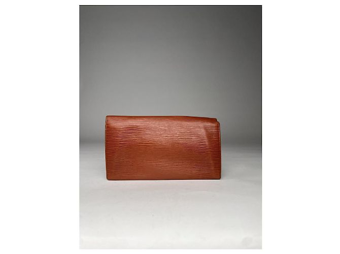 Louis Vuitton Louise Brown Leder Geldbörse Braun - Ansicht 2