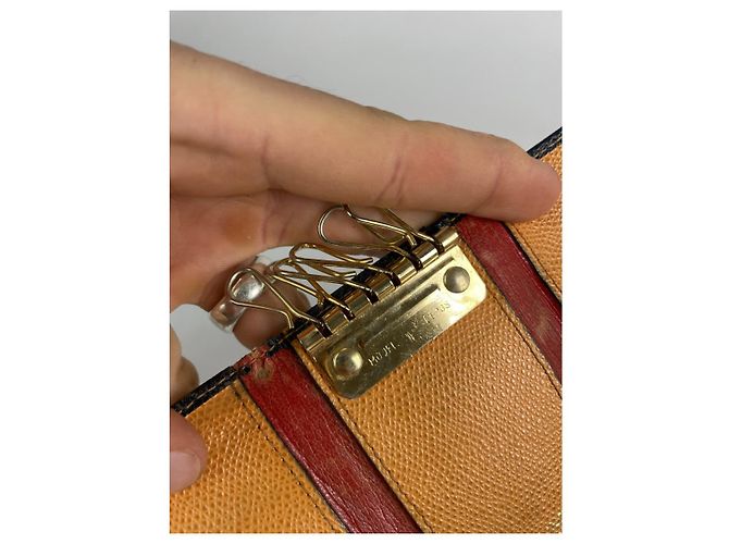 Céline Borsa in pelle navy Celine Blu navy - vista 4