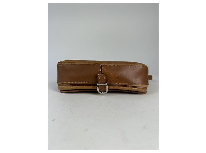 Courreges Borsa in pelle marrone Courrèges - vista 4