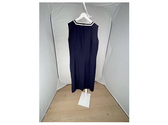Givenchy Marineblaues Wollkleid - Ansicht 2