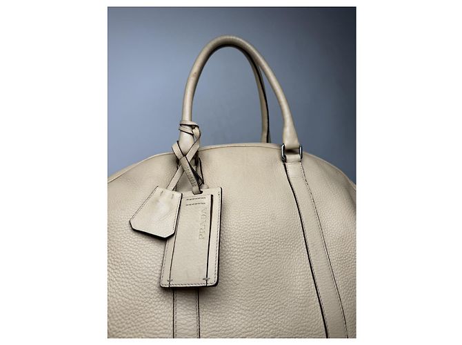 Prada Promenade Beiger Leder Reisetasche - Ansicht 2