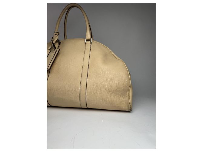 Prada Promenade Beiger Leder Reisetasche - Ansicht 4