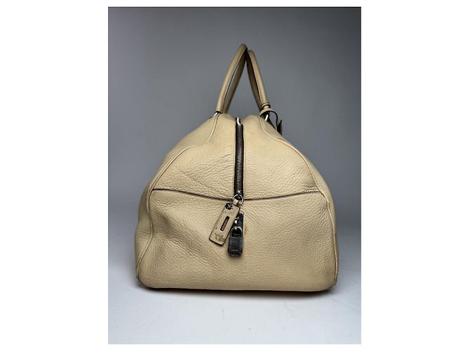 Prada Promenade Beiger Leder Reisetasche - Ansicht 5