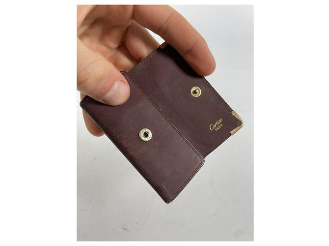 Cartier Bordeaux Lackleder Tasche - Ansicht 3