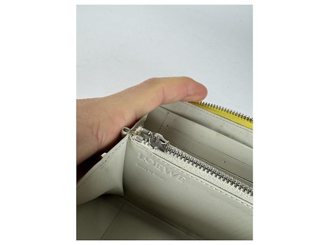 Cartera de cuero amarilla Loewe Puzzle Amarillo - vista 5