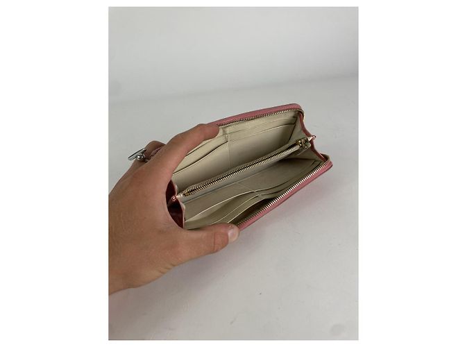 Cartera de cuero naranja Miu Miu - vista 3