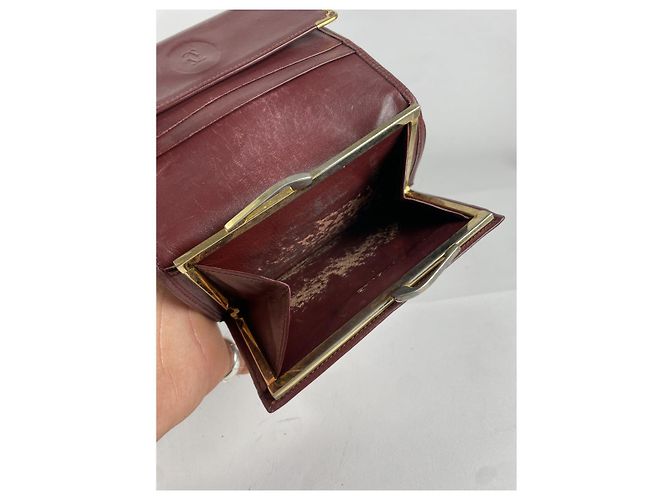 Cartier Bordeaux Lackleder Geldbörse - Ansicht 5