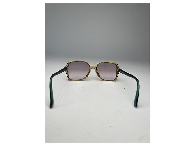 Gafas de sol de plástico turquesa Dior - vista 3