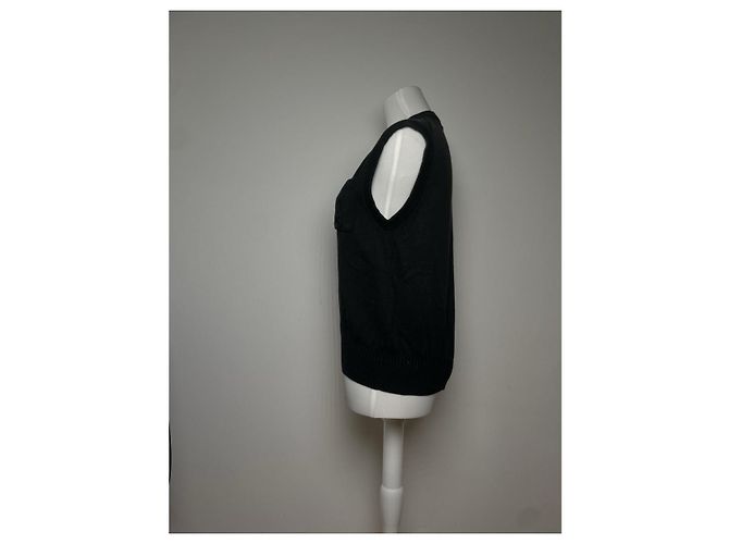Dior J'adore Dior Top de Algodón Negro - vista 2